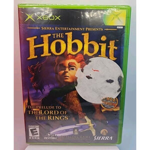 The Hobbit (Microsoft Xbox, 2003, Sierra) New Sealed Lord Of The Rings LOTR